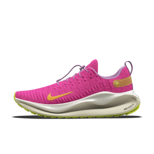 Custom Nike InfinityRN 4 By You-løbesko til vej til mænd - Pink Pink 43