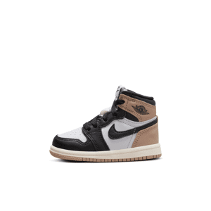 Jordan 1 Retro High OG-sko til babyer/småbørn - sort sort 26