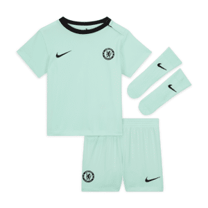 Chelsea FC 2023/24 Third Nike-fodboldsæt i 3 dele til babyer/småbørn. - grøn grøn 24-36M