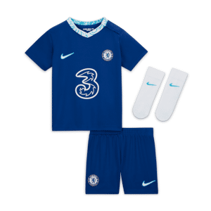 Nike Chelsea FC 2022/23 Home-fodboldsæt til babyer - blå blå 18-24M