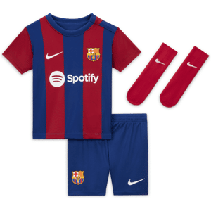 FC Barcelona 2023/24 Home-Nike Dri-FIT-sæt i 3 dele til babyer og småbørn - blå blå 12-18M