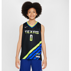 Satou Sabally Dallas Wings 2023 Rebel Edition-Nike Dri-FIT WNBA Swingman-trøje til større børn (drenge) - sort sort S