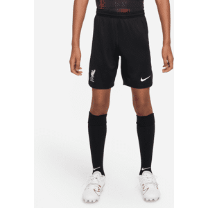 Liverpool FC 2023/24 Stadium Away Nike Dri-FIT-fodboldshorts til større børn - sort sort S