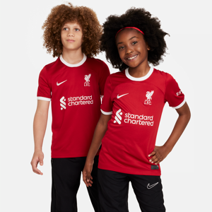 Liverpool FC 2023/24 Stadium Home Nike Dri-FIT-fodboldtrøje til større børn - rød rød L