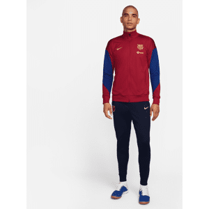 Maskinstrikket FC Barcelona Strike Nike Dri-FIT-fodboldtracksuit til mænd - rød rød S