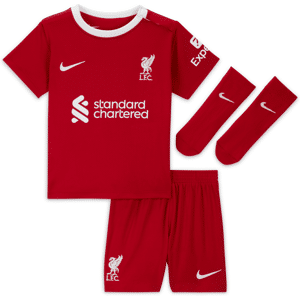 Liverpool FC 2023/24 Home-Nike Dri-FIT-sæt i 3 dele til babyer/småbørn - rød rød 12-18M