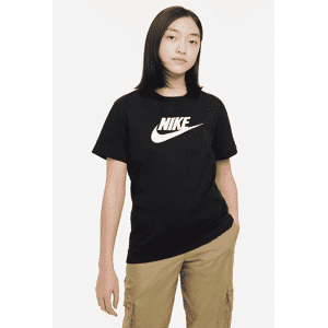 Nike Sportswear-T-shirt til større børn (piger) - sort sort M