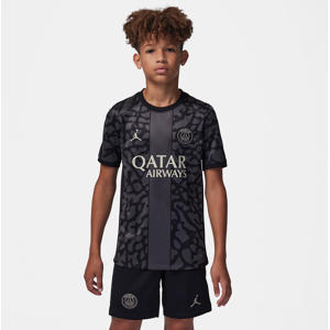 Paris Saint-Germain 2023/24 Stadium Third Jordan Dri-FIT-fodboldtrøje til større børn - grå grå XS