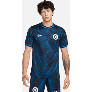 Chelsea FC 2023/24 Stadium Away-Nike Dri-FIT-fodboldtrøje til mænd - blå blå XS