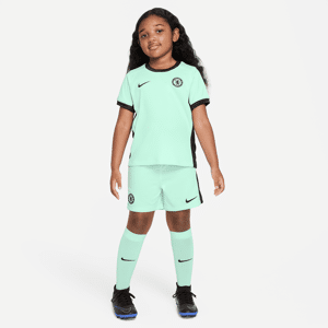 Chelsea FC 2023/24 Third Nike Dri-FIT-sæt i tre dele til mindre børn - grøn grøn M