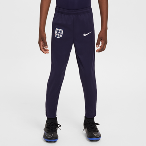 Maskinstrikkede England Academy Pro Nike Dri-FIT-fodboldbukser til mindre børn - lilla lilla S
