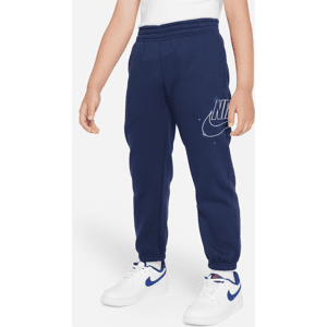 Nike Sportswear Shine Fleece Pants-bukser til mindre børn - blå blå 4