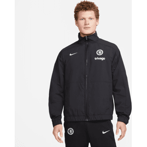 Vævet Chelsea FC Revival Third Nike Football-jakke til mænd - sort sort S