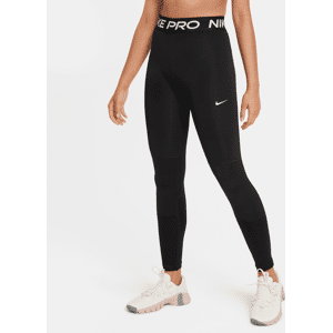 Nike Pro Dri-FIT-leggings til større børn (piger) - sort sort XL