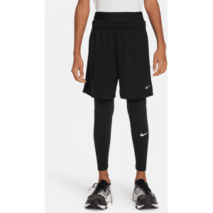 Nike Pro Dri-FIT-tights til større børn (drenge) - sort sort L