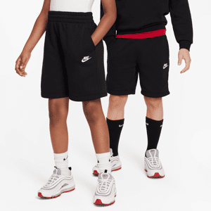 Nike Sportswear Club Fleece-shorts i french terry til større børn - sort sort L