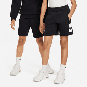 Nike Sportswear Club Fleece-shorts i french terry til større børn - sort sort XS