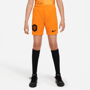 Nike Netherlands 2022/23 Stadium Home Nike Dri-FIT-fodboldshorts til større børn - Orange Orange XL
