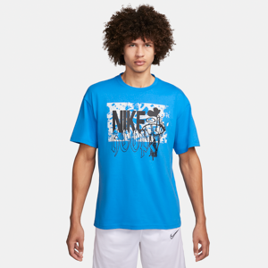 Nike Max90-basketball-T-shirt til mænd - blå blå M