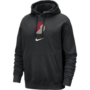 Portland Trail Blazers Club Fleece City Edition Nike NBA-pullover-hættetrøje til mænd - sort sort M