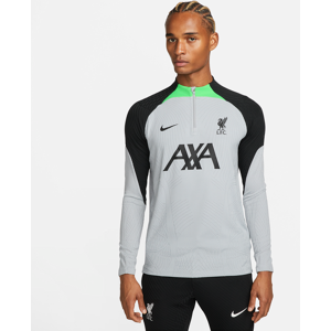 Maskinstrikket Liverpool FC Strike Elite-Nike Dri-FIT ADV-fodboldtræningstrøje til mænd - grå grå M