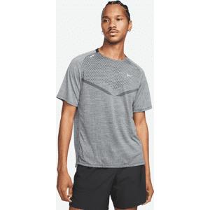 Nike TechKnit Dri-FIT ADV-løbetop med korte ærmer til mænd - sort sort L