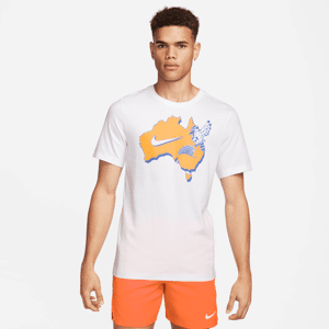 NikeCourt-tennis-T-shirt til mænd - hvid hvid XL