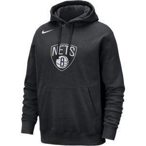 Brooklyn Nets Club Nike NBA-pullover-hættetrøje til mænd - sort sort XS