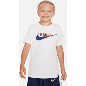 FC Barcelona Swoosh Nike-T-shirt - hvid hvid S