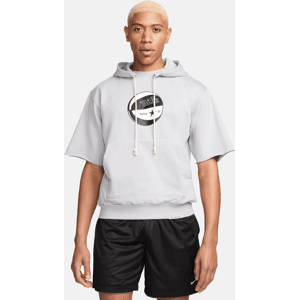 Kortærmet Nike Standard Issue Dri-FIT-hættetrøje til mænd - grå grå M