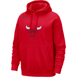 Chicago Bulls Club Nike NBA-pullover-hættetrøje til mænd - rød rød L