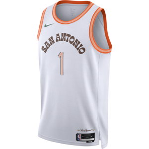 Victor Wembanyama San Antonio Spurs City Edition 2023/24 Nike Dri-FIT NBA Swingman-trøje til mænd - hvid hvid 3XL