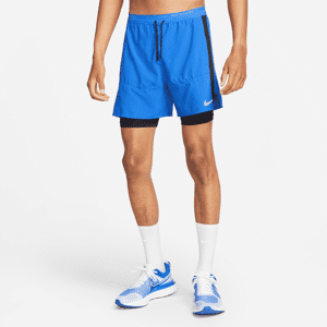 Nike Stride Dri-Fit-hybridløbeshorts til mænd (13 cm) - blå blå L
