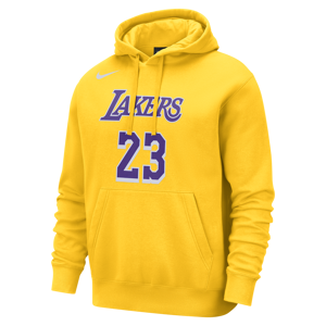 Los Angeles Lakers Club Nike NBA-pullover-hættetrøje til mænd - gul gul M