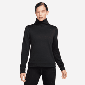 Nike Therma-FIT Swift Element-løbetrøje med rullekrave til kvinder - sort sort XL (EU 48-50)