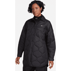 Quiltet Nike Sportswear Essential-trenchcoat til kvinder - sort sort XXL (EU 52-54)