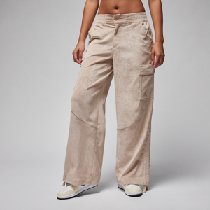 Jordan Chicago-bukser med jernbanefløjl til kvinder - brun brun XL (EU 48-50)