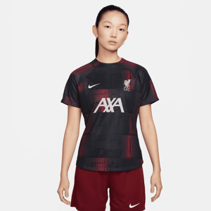Liverpool FC Academy Pro Nike Dri-FIT Pre-Match-fodboldtrøje med korte ærmer til kvinder - rød rød S (EU 36-38)