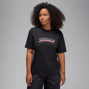 Jordan-T-shirt med grafik til kvinder - sort sort XS (EU 32-34)