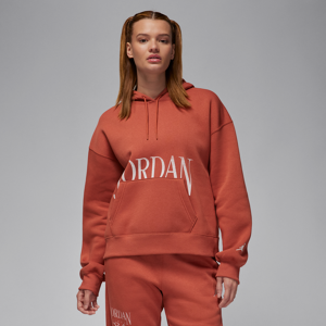 Jordan Brooklyn-pullover-hættetrøje i fleece til kvinder - Pink Pink L (EU 44-46)