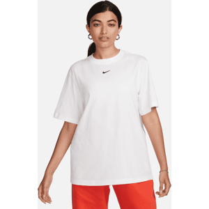 Nike Sportswear Essential-T-shirt til kvinder - hvid hvid XXL (EU 52-54)