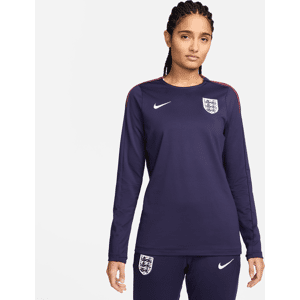 England Strike Nike Dri-FIT-fodboldtrøje med rund hals til kvinder - lilla lilla M (EU 40-42)