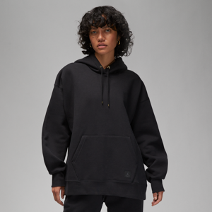 Jordan Flight Fleece-pullover-hættetrøje til kvinder - sort sort XS (EU 32-34)