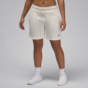 Jordan Brooklyn Fleece-shorts til kvinder - hvid hvid XS (EU 32-34)