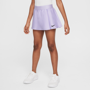 NikeCourt Dri-FIT Victory-tennisnederdel til større børn (piger) - lilla lilla XL