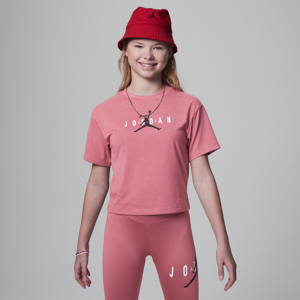 Jordan-T-shirt til større børn - Pink Pink S