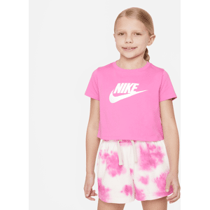 Nike Sportswear Cropped-T-shirt til større børn (piger) - Pink Pink S