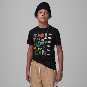 Jordan 2x3 Peat-T-shirt til større børn - sort sort M