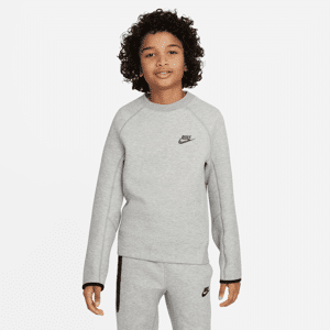 Nike Sportswear Tech Fleece-sweatshirt til større børn (drenge) - grå grå M