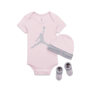 Jordan-sæt i 3 dele til babyer - Pink Pink 6-12M